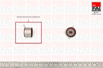 FAI AUTOPARTS Spriegotājrullītis, Gāzu sadales mehānisma piedziņ T9417